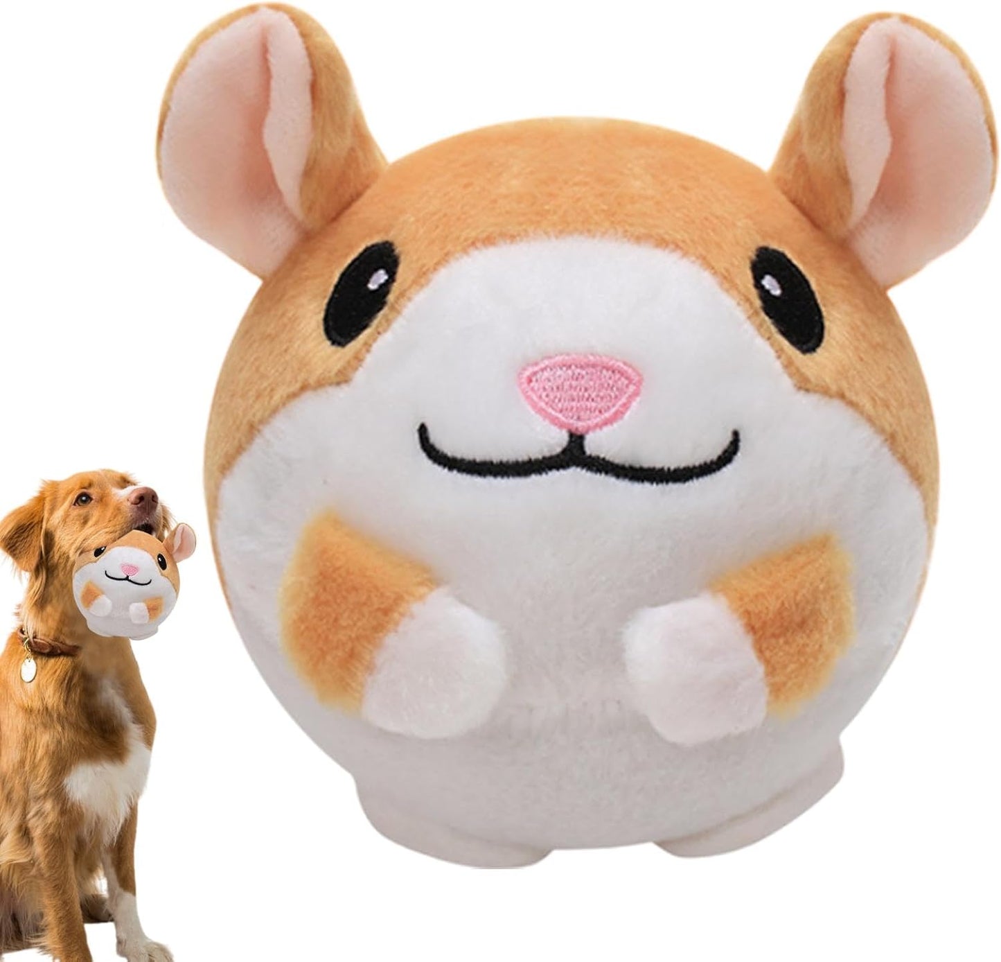 Moving Pet Plush Toy, Active Moving Pet Plush Toy - Interactive Toy for Dogs on the Move ,Versatile Plush Companion p
