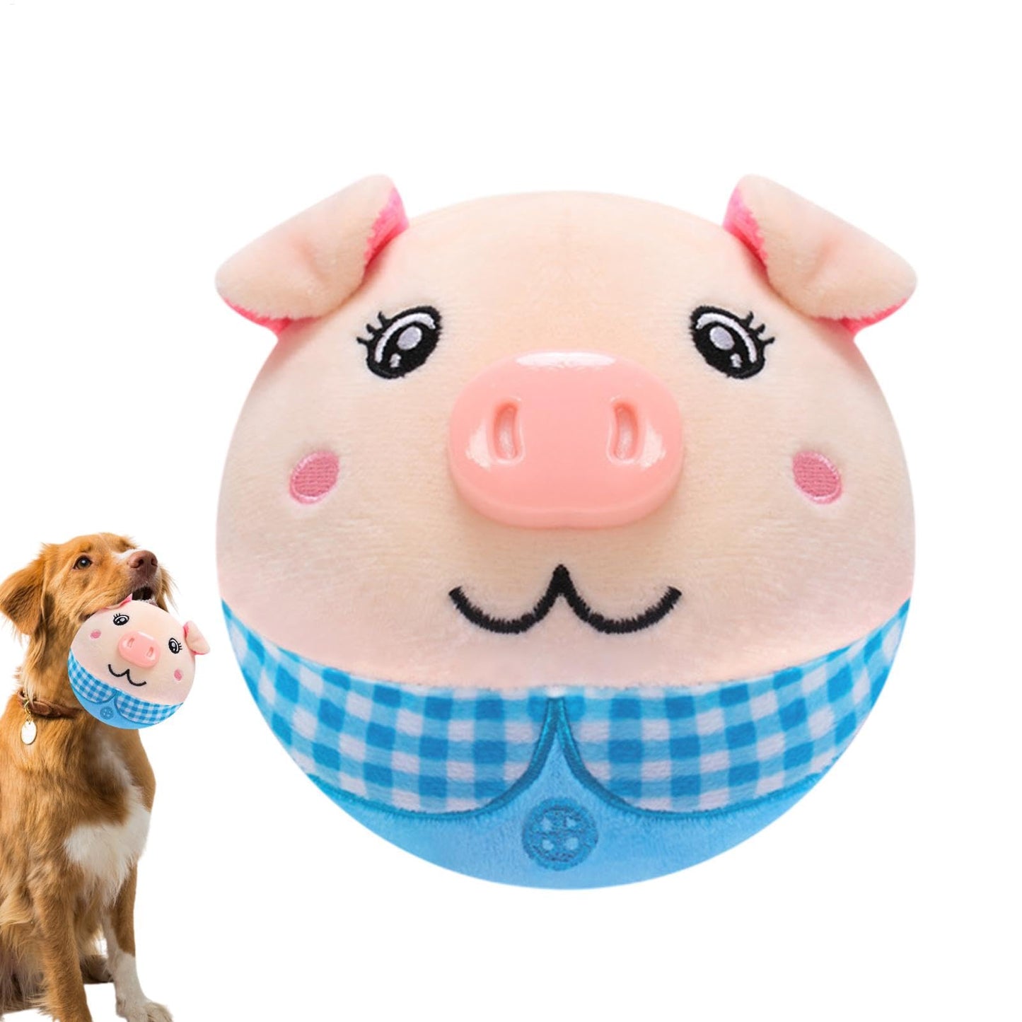 Moving Pet Plush Toy, Active Moving Pet Plush Toy - Interactive Toy for Dogs on the Move ,Versatile Plush Companion p