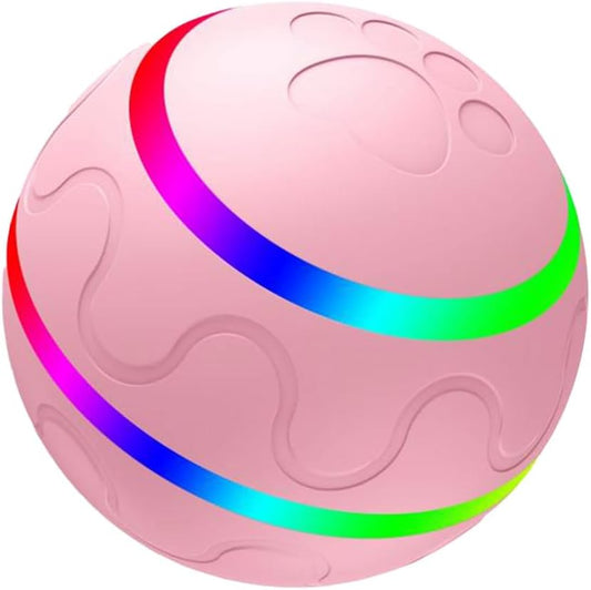 Tixqeaif Smart Toys Ball USB Rechargeable Toy Funny Ball Toy Automatic Durable Rotating Ball for Dogs Cats Cats Toy Pet Supplies